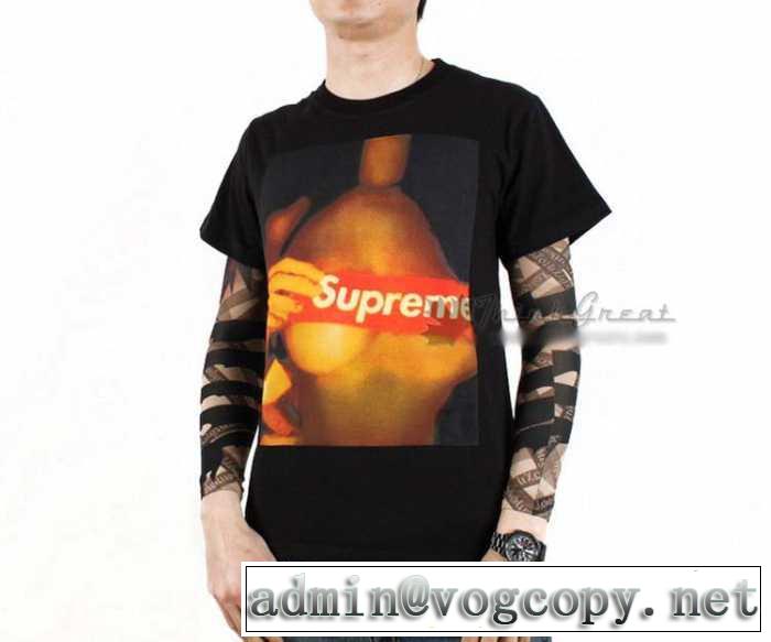 SUPREME シュプリーム 2014春夏 欧米韓流/雑誌 半袖 Tシャツ2色可選