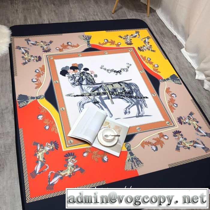 2019夏色っぽさ エルメス 心地良いさらフワ触感  HERMES お子供にも安心の素材 カーペット 滑る心配もない