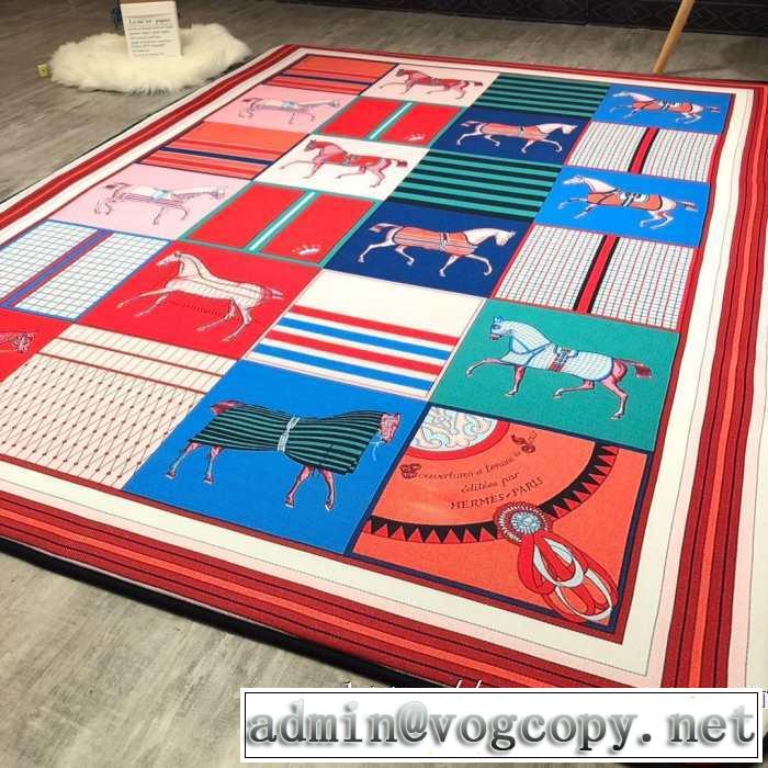 安定性＆機能性が高くになる エルメス どのお部屋にもぴったり HERMES カーペット 2019即旬な装いに