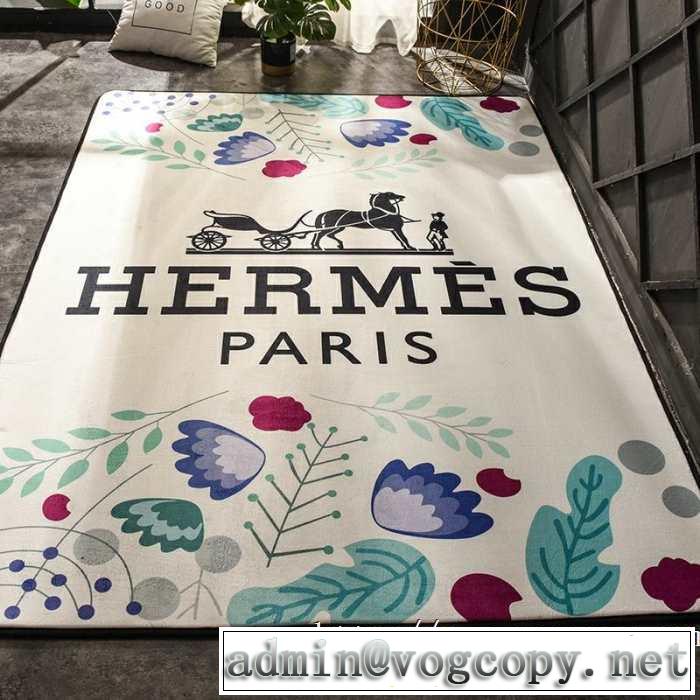 お部屋に合わせやすいスタイリッシュな魅力 エルメス 2019夏ファション新品 HERMES カーペット毛が出にくい仕上がり