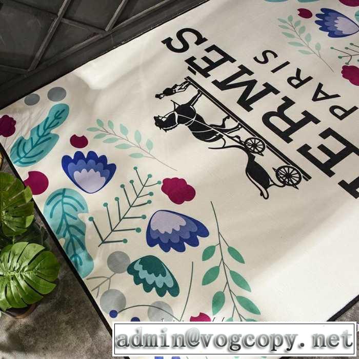 お部屋に合わせやすいスタイリッシュな魅力 エルメス 2019夏ファション新品 HERMES カーペット毛が出にくい仕上がり