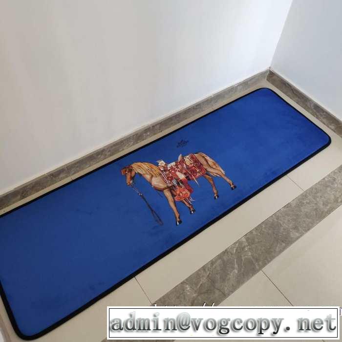 エルメス HERMES 気持ち良い肌触り 1年中使えるタイプ カーペット 春夏の流行り2019新品 防音効果も発揮する