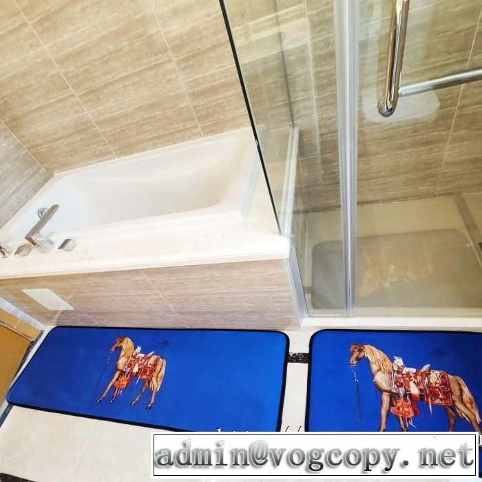 エルメス HERMES 気持ち良い肌触り 1年中使えるタイプ カーペット 春夏の流行り2019新品 防音効果も発揮する