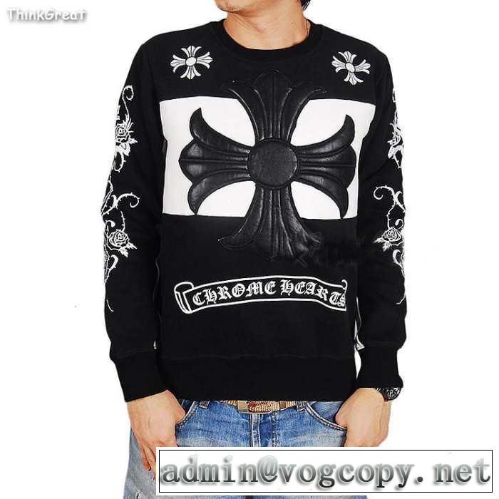 2014秋冬 chrome hearts クロムハーツ 高級感を引き立てる ジップパーカー