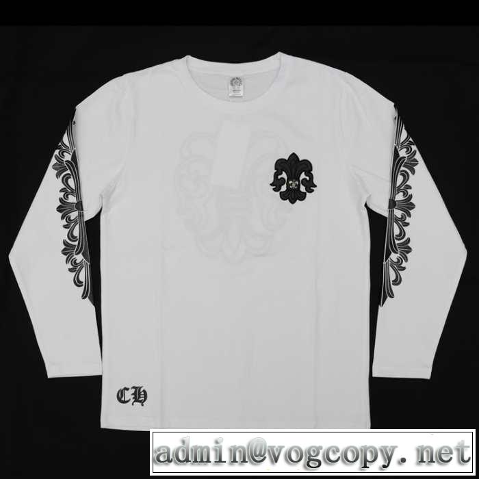 上質 大人気！2014秋冬 chrome hearts クロムハーツ 長袖 tシャツ