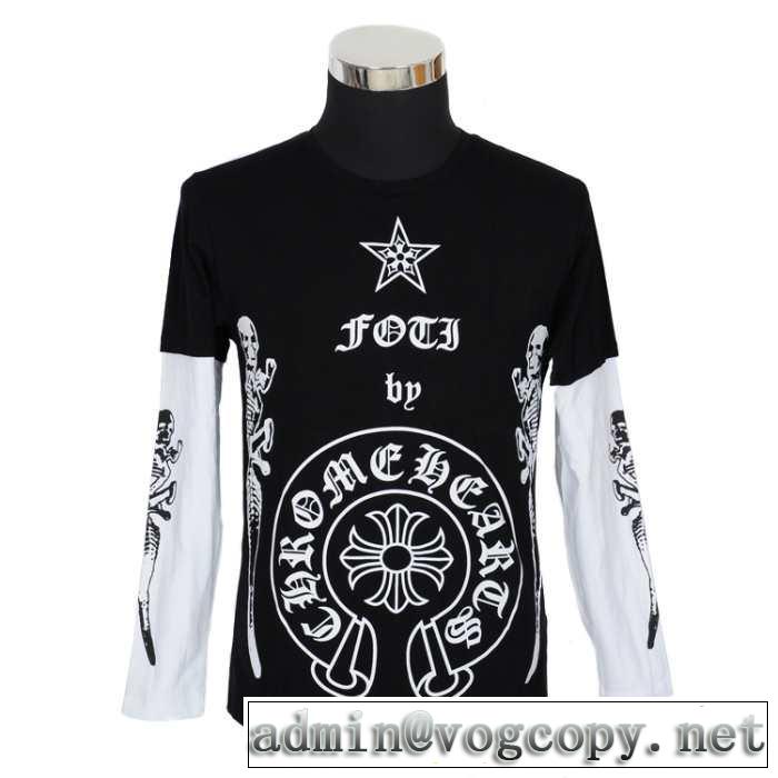 大人気！2014秋冬 お買得 chrome hearts クロムハーツ 長袖 tシャツ