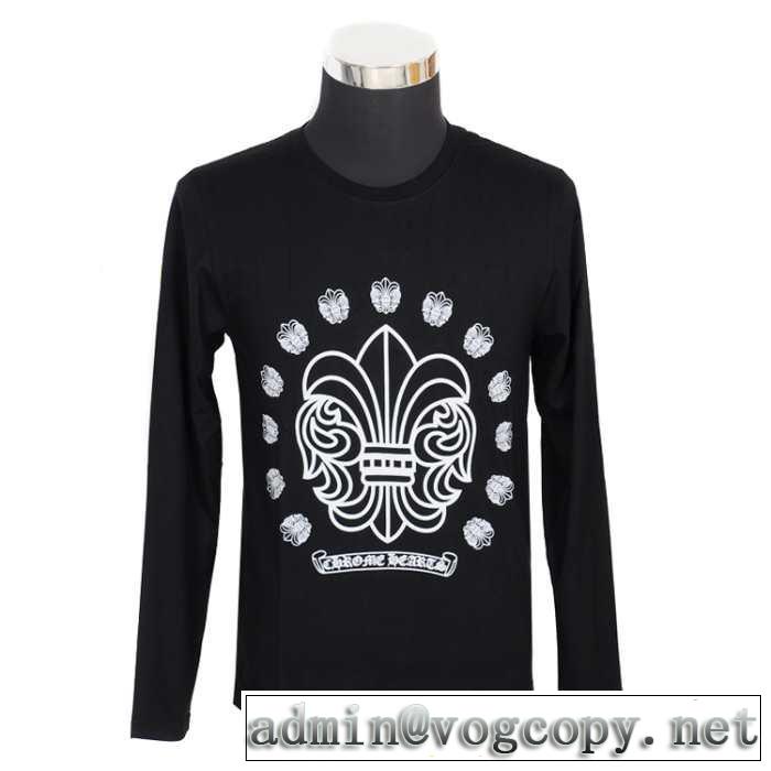 限定セール 2014秋冬 高級感溢れるデザイン chrome hearts クロムハーツ 長袖 tシャツ