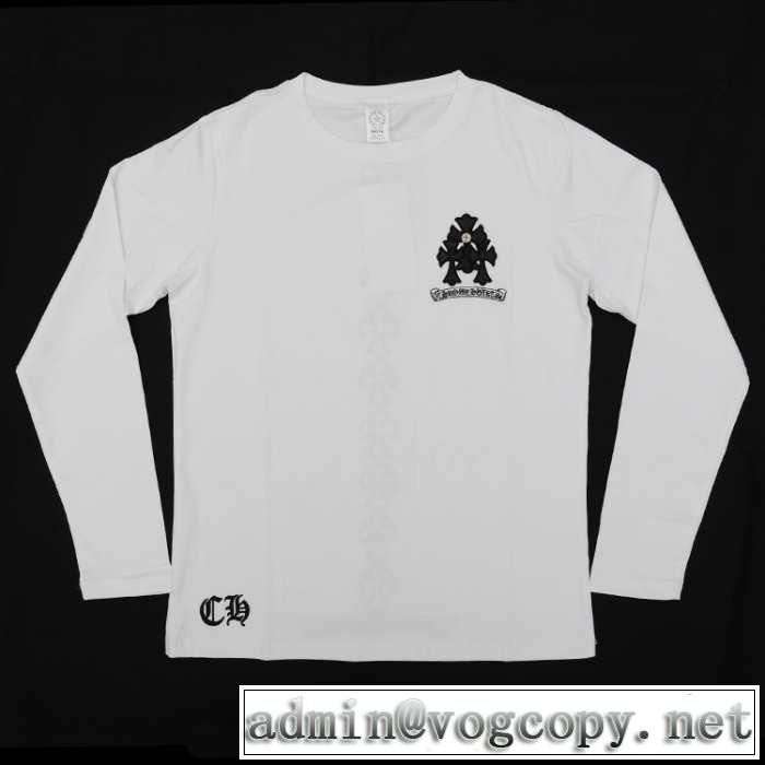 大人気☆NEW!! 2014秋冬 chrome hearts クロムハーツ 長袖 tシャツ