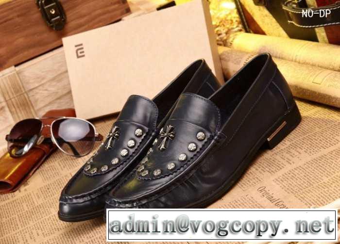値下げCHROME hearts クロムハーツ 2014春夏ビジネスシューズ