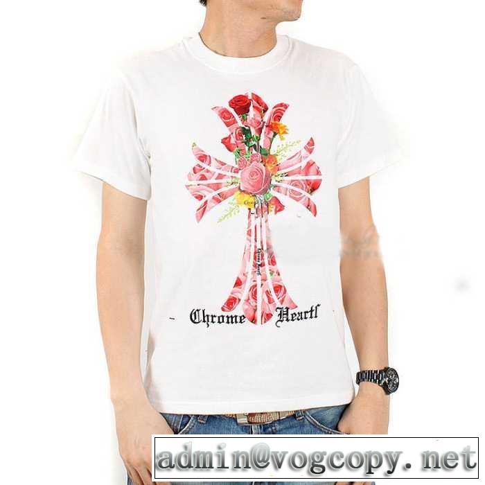 2014春夏 chrome hearts クロムハーツ 個性派 半袖 tシャツ2色可選