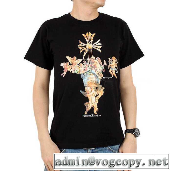 人気が爆発 2014春夏 chrome hearts クロムハーツ 半袖 tシャツ2色可選