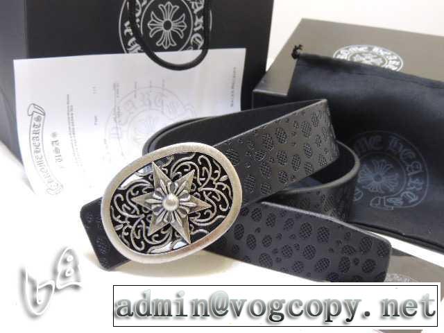2014CHROME hearts クロムハーツ ベルト 本革(牛皮) 人気が爆発 黒色（こくしょく）