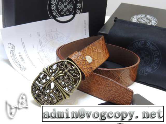 2014CHROME hearts クロムハーツ ベルト 売れ筋 本革(牛皮)
