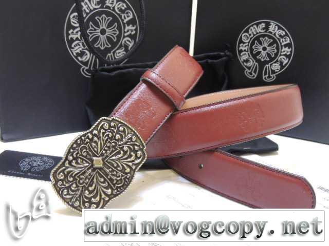2014 chrome hearts クロムハーツベルト 本革(牛皮)めちゃくちゃお得