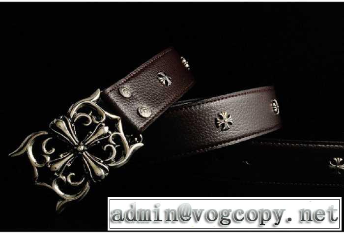 2014 ◆モデル愛用◆ chrome hearts クロムハーツベルト 本革(牛皮)