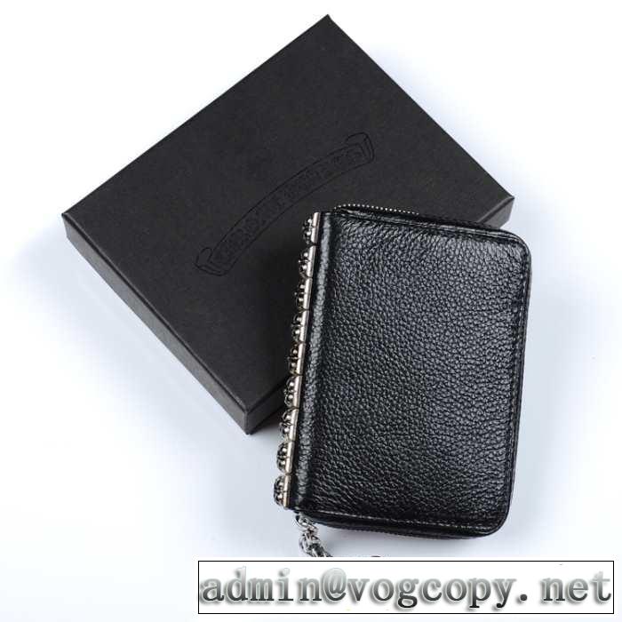上質 大人気！2014春夏chrome hearts クロムハーツ 財布 本革 最高ランク