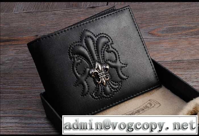 2014春夏CHROME hearts クロムハーツ人気商品 財布 本革 最高ランク kl-q189978578 ブラック