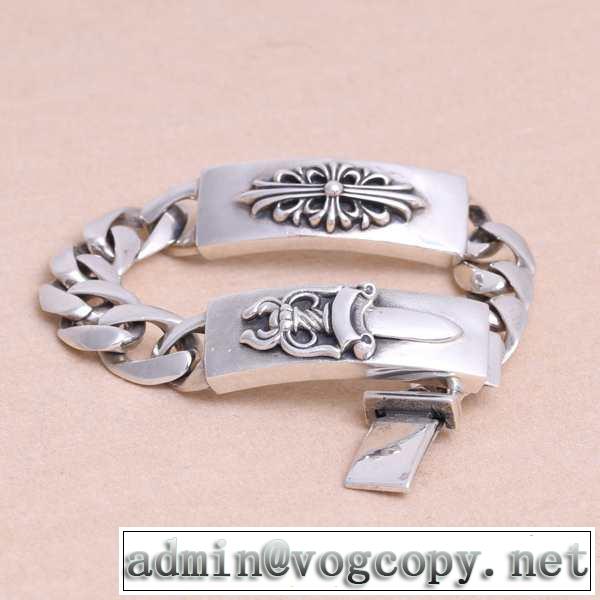 上質 大人気！2014春夏chrome hearts クロムハーツ シルバー925 ブレスレット