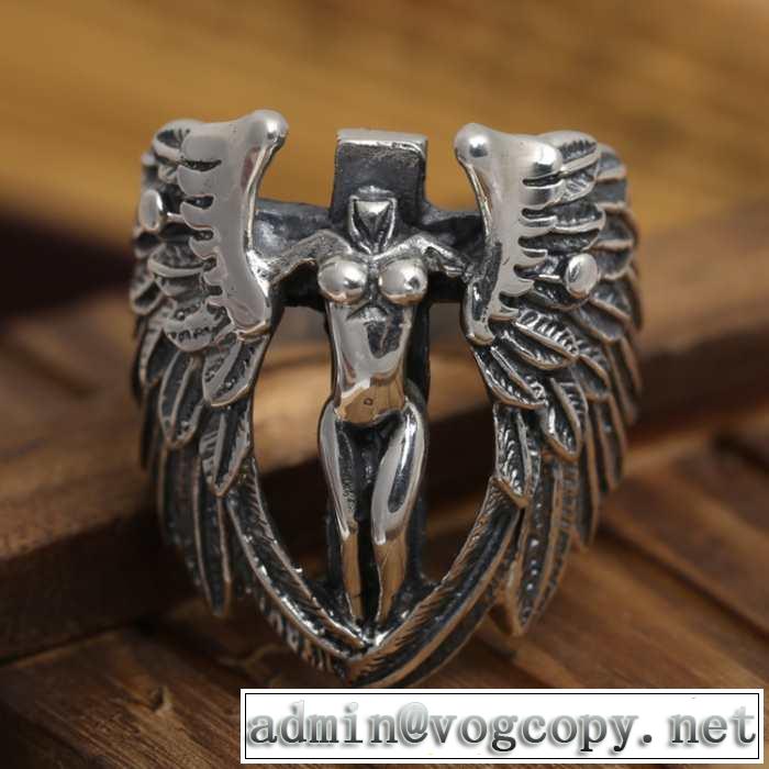 存在感◎ 2014春夏 chrome hearts クロムハーツシルバー925 アクセサリー 指輪