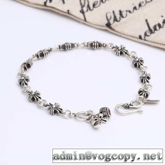 2014春夏 CHROME HEARTS クロムハーツ 大人のおしゃれに シルバー925 ブレスレット
