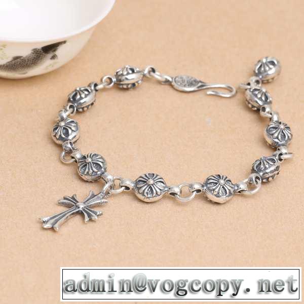 2014春夏 めちゃくちゃお得 chrome hearts クロムハーツ シルバー925 ブレスレット