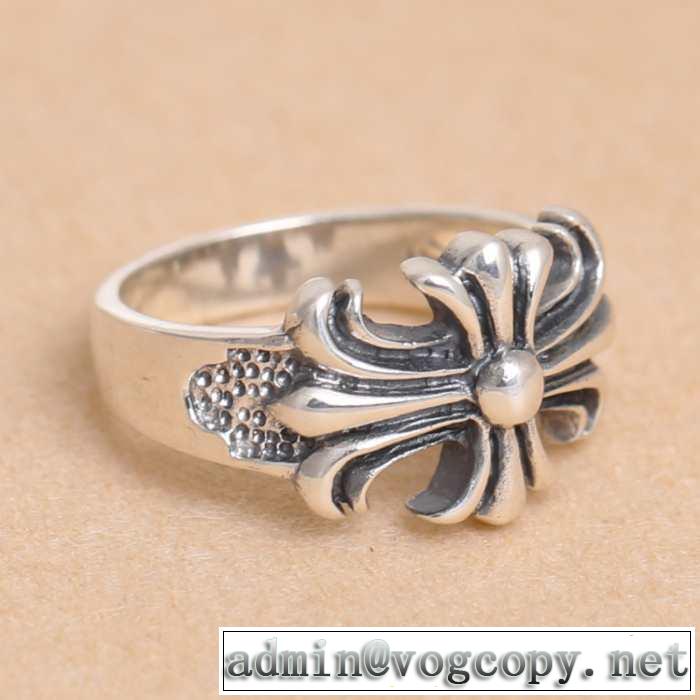 2014春夏上質 chrome hearts クロムハーツ シルバー925 アクセサリー 指輪 