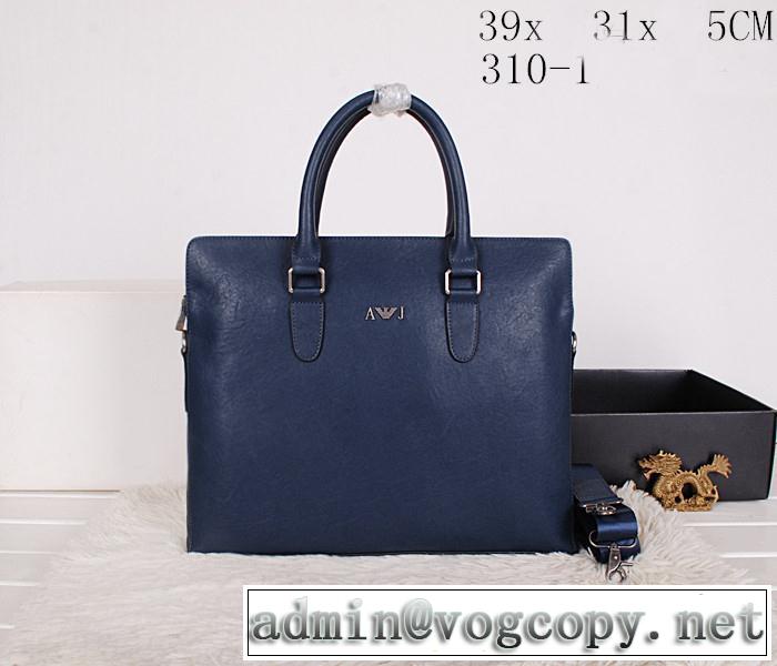 ARMANI アルマーニ 2014 首胸ロゴ メンズ用 手持ち&ショルダー掛け 310-1