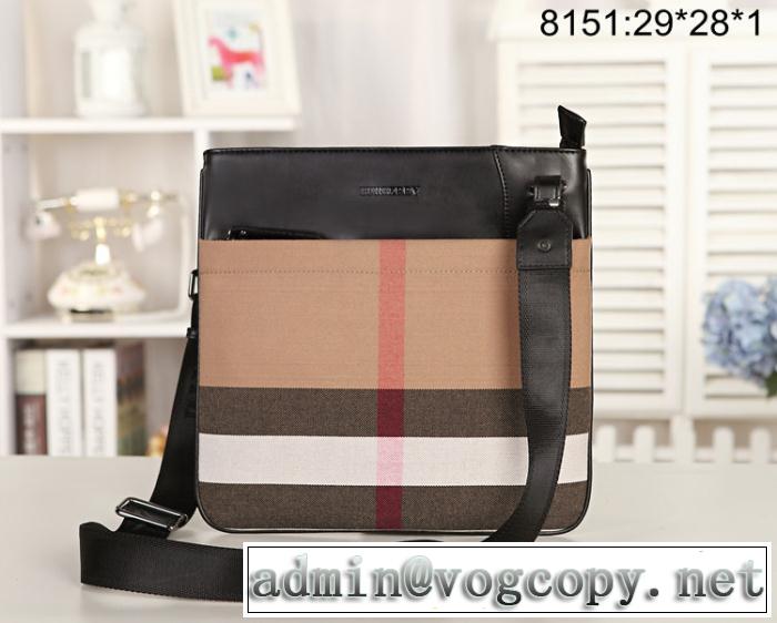 2014 首胸ロゴ burberry バーバリー メンズ用 ビジネスバッグ 8151