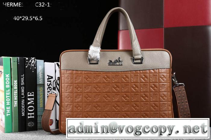 2014 お買得 hermes エルメス メンズ用 手持ち&ショルダー掛け c32-1