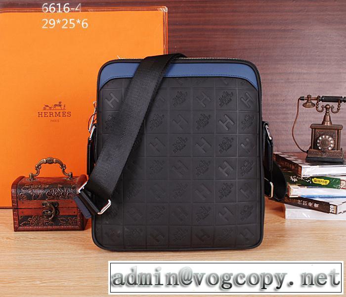 HERMES エルメス 2014 使い勝手のいい メンズ用 斜め掛けバッグ 6616-4