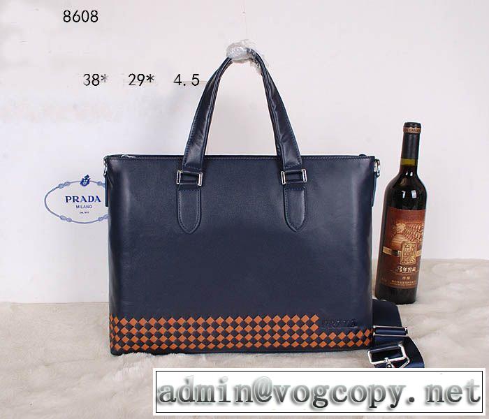 2014秋冬 高級感演出 prada プラダ メンズ用 手持ち&ショルダー掛け 8608