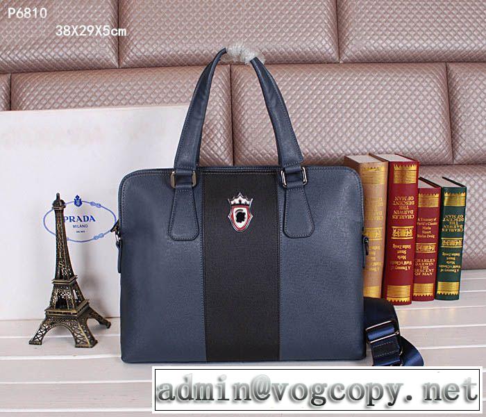 2014秋冬 prada プラダ 美品！メンズ用 手持ち&ショルダー掛け p6180