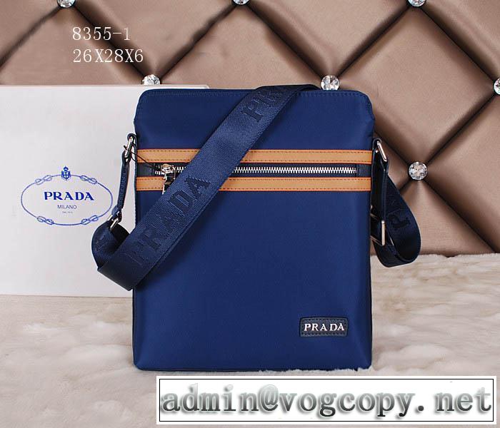 2014 新入荷 prada プラダ メンズ用 ショルダーバッグ 8355-1