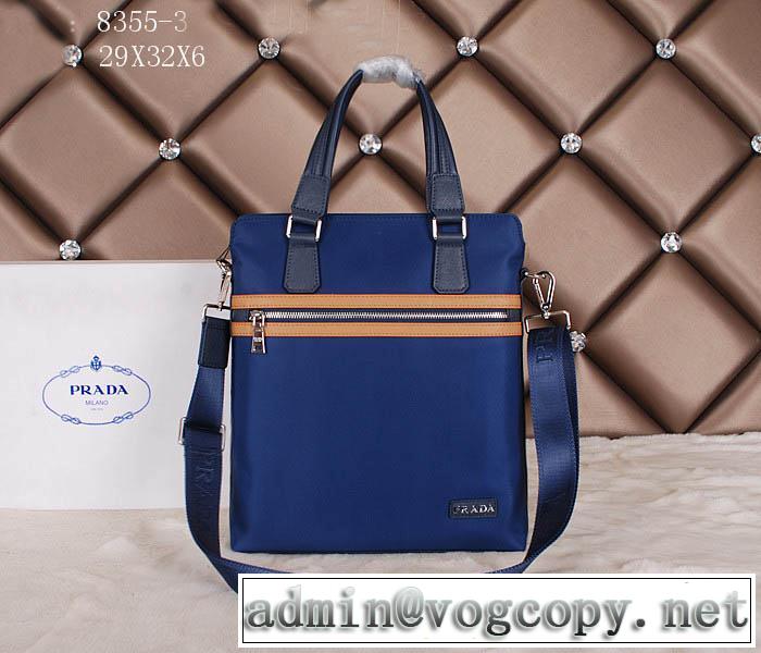 2014 大人気☆new!! prada プラダ メンズ用 手持ち&ショルダー掛け 8355-3