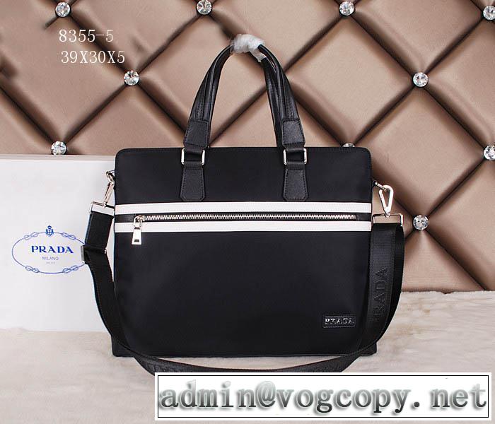 2014 最旬アイテム prada プラダ メンズ用 手持ち&ショルダー掛け 8355-5