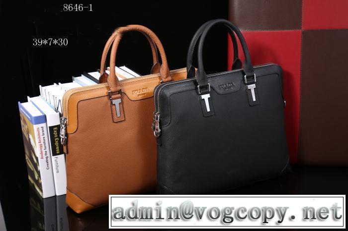 2014 売れ筋！ prada プラダ メンズ用 手持ち&ショルダー掛け 8646-1