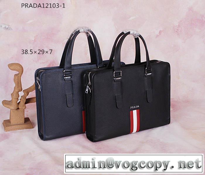2014 大特価 prada プラダ メンズ用 手持ち&ショルダー掛け 12103-1