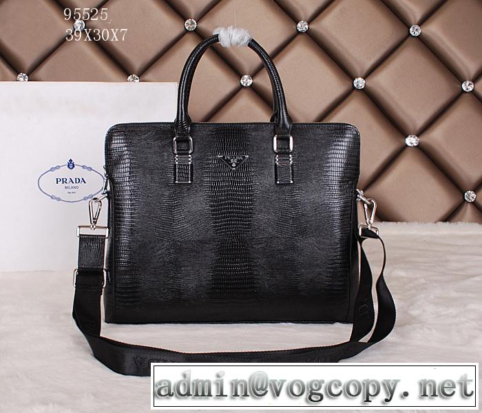 PRADA プラダ 2014 ◆モデル愛用◆ メンズ用 手持ち&ショルダー掛け 95525