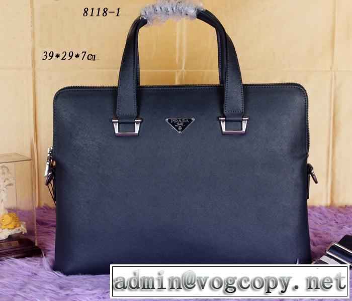 PRADA プラダ 人気商品 2014 ダブルファスナー使用 メンズ手持ち&ショルダー掛け 8118-1