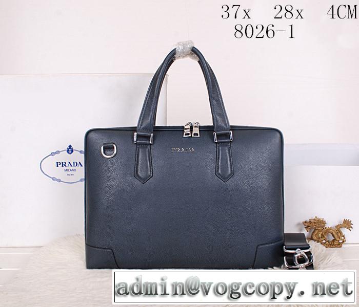 PRADA プラダ 2014 売れ筋！メンズ用ショルダーベルト付 ハンドバッグ 8026-1