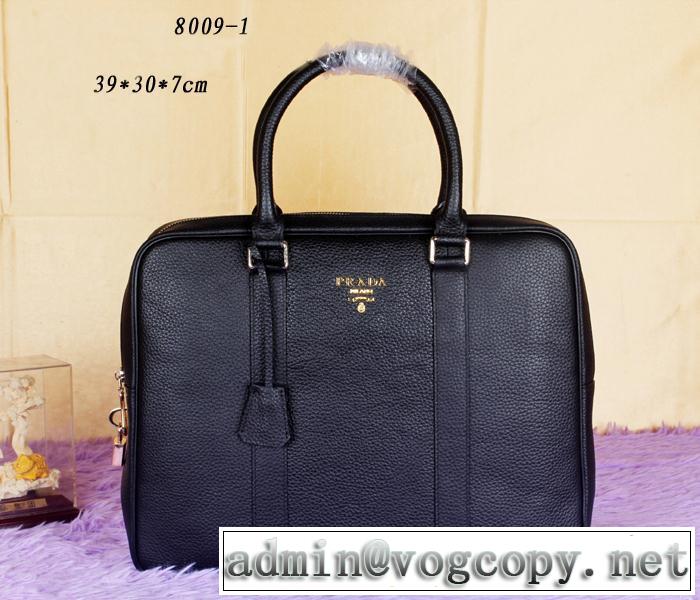 PRADA プラダ 2014 ～希少 非凡な容量 メンズ用 手持ち&ショルダー掛け 8009-1