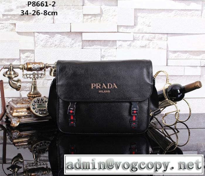 PRADA プラダ 2014 大特価 メンズ用 斜め掛け/ワンショルダーバッグ p8661-2