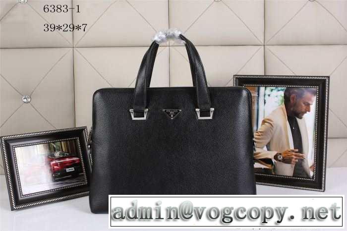 PRADA プラダ 2014 希少 メンズ用 手持ち&ショルダー掛け 6383