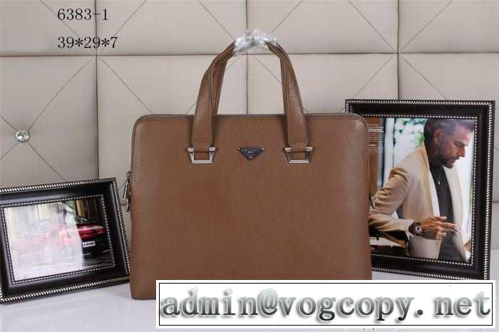 PRADA プラダ 2014 特選 メンズ用 手持ち&ショルダー掛け 6383