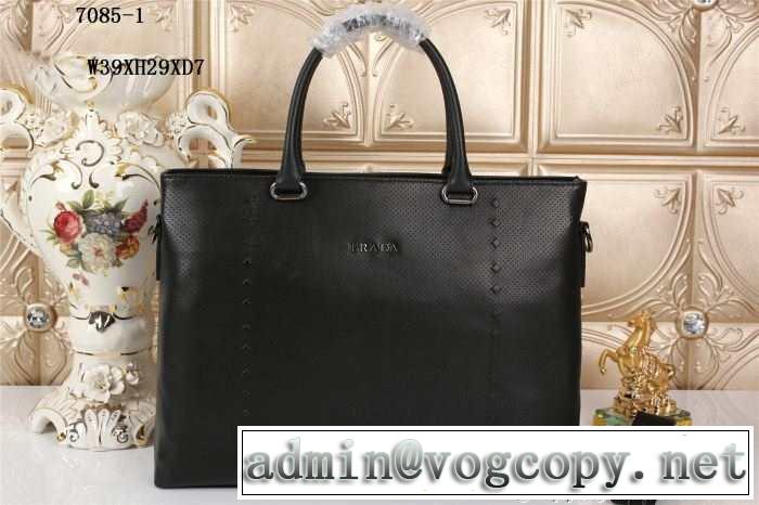 PRADA プラダ 2014 格安！メンズ用 手持ち&ショルダー掛け 7085-1