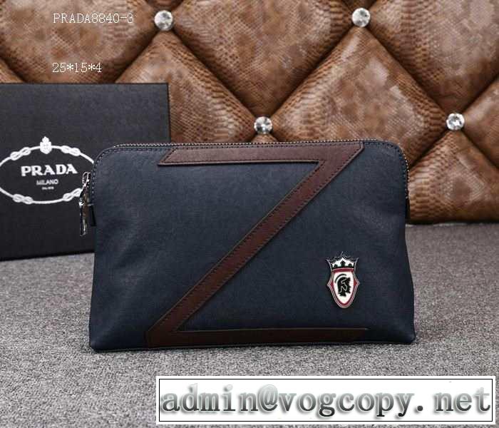 PRADA プラダ 2014 高級感溢れるデザイン メンズ用 ポーチ 8840-3
