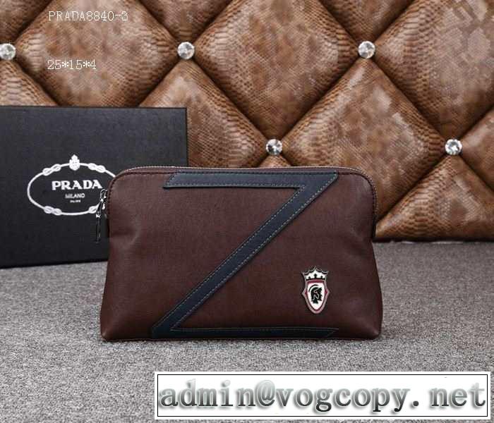 PRADA プラダ 2014 大人気！利便性に優れ メンズ用 ポーチ 8840-3