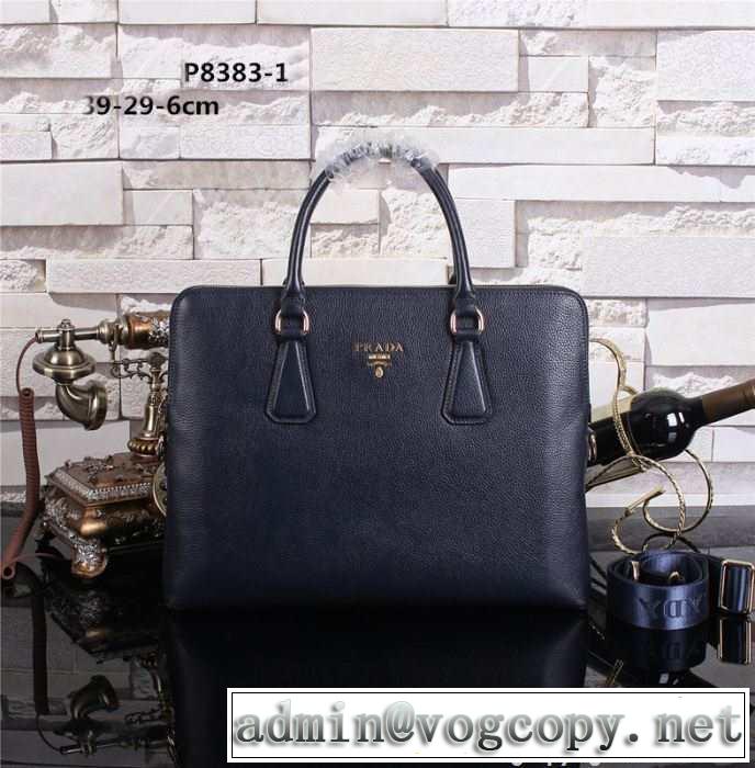 2014 最旬アイテム prada プラダ メンズ用 手持ち&ショルダー掛け p8383-1