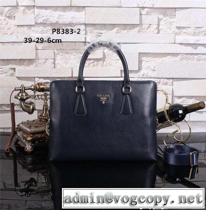 2014 贈り物にも◎ prada プラダ メンズ用 手持ち&ショルダー掛け p8383-2