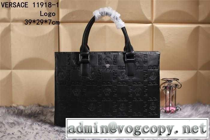 2014 versace ヴェルサーチ 超人気美品◆ メンズ用 手持ち&ショルダー掛け 11918